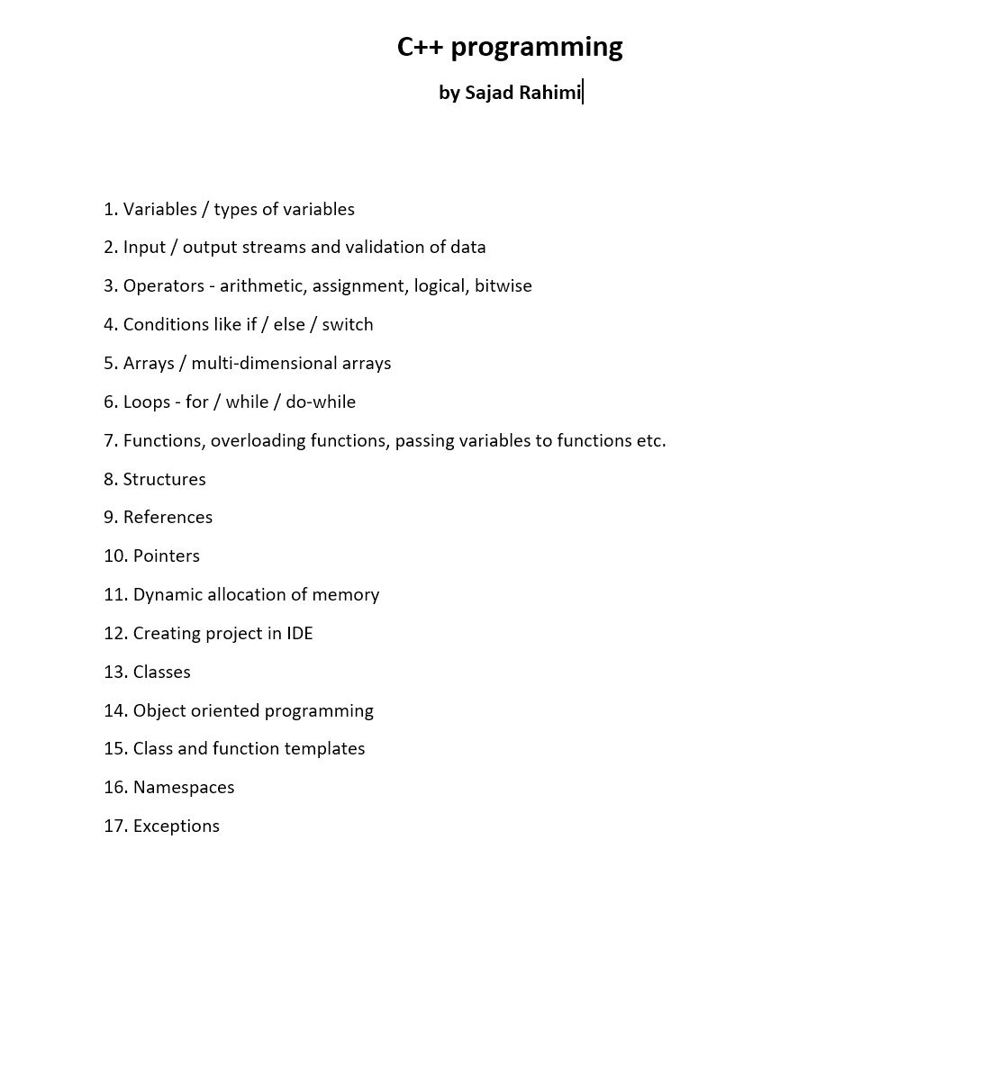 برنامه‌نویسی ++C
